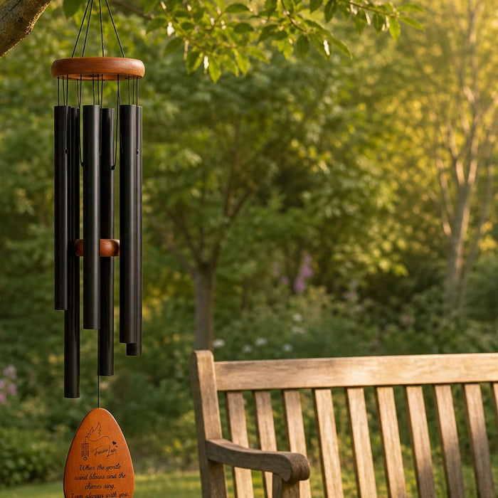 Memorial Wind Chime for a Garden Bench or Memory Tree
