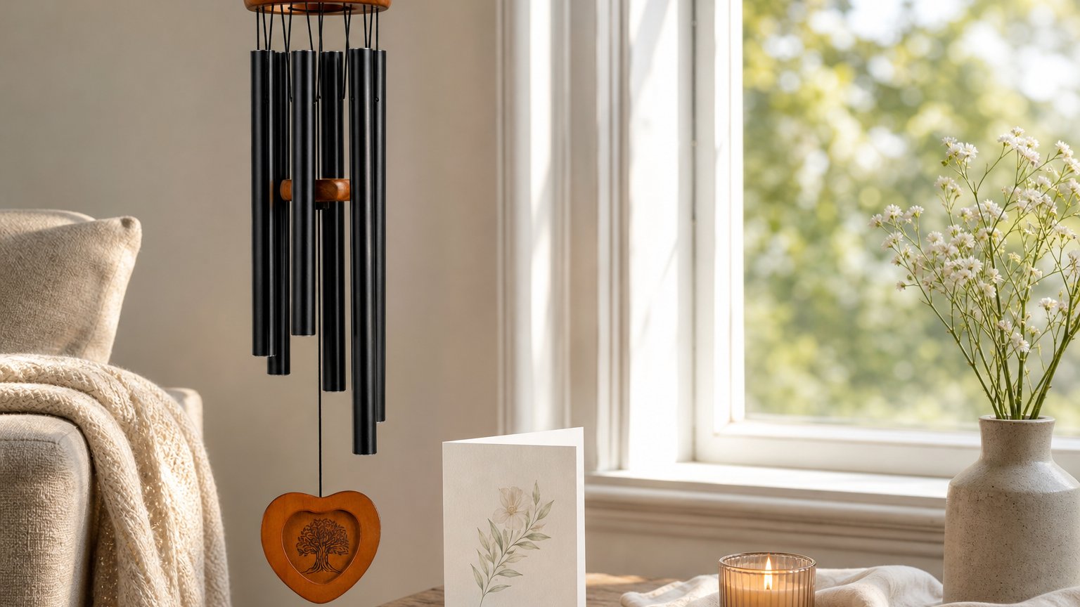 Memorial Wind Chime Ideas for a Small Remembrance Corner