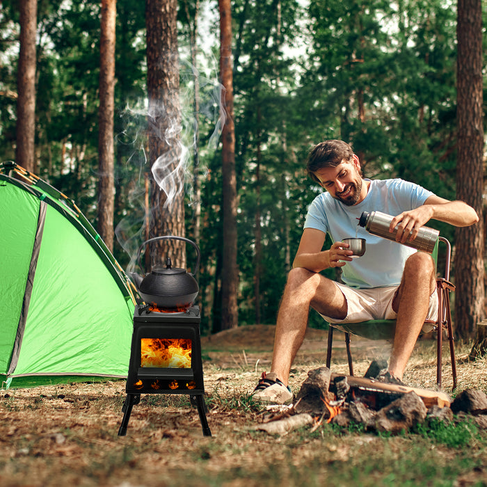 Wood camping stove