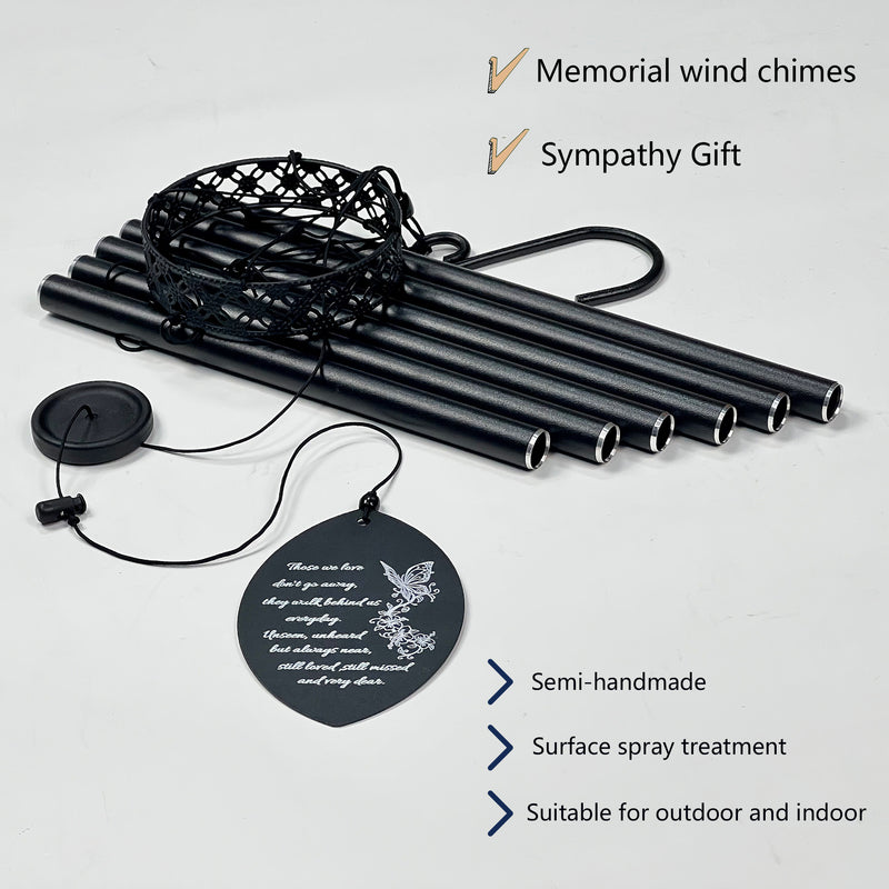 Comforting Memorial Wind Chimes - Garden & Courtyard Remembrance Gift